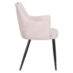 Horeca Armstoel - VICTORIA - Creme Stof - Afbeelding 3