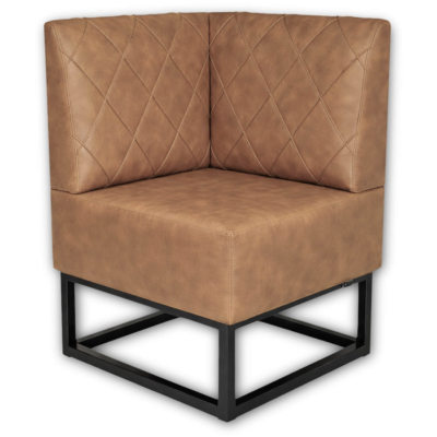 Horeca-Hoek-Eetbank-TROJE-Ary-Cognac-Kunstleer