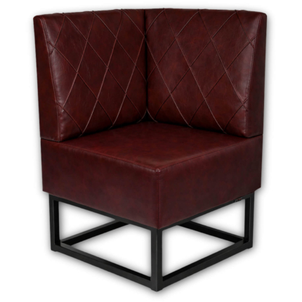 Horeca-Hoek-Eetbank-TROJE-Bruin-Kunstleer