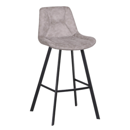 Horeca-Metalen-Barstoel-CARMEN-Pebble-Vintage-Microvezel