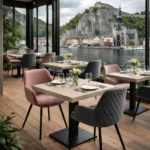 Horeca-Armstoel-CAMILLE-grijs-Velvet-Fluweel