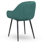Horeca-Armstoel-OSLO-Groen-Velvet-Fluweel-ZA