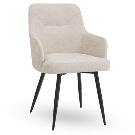Horeca Armstoel - AVRIL - Creme Vintage Stof