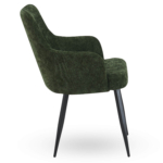 Horeca-Armstoel-AVRIL-Olijf-Vintage-Stof-Z