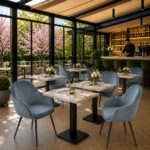 Horeca-Armstoel-CAMILLE-Petroleum-Blauw-Velvet-Fluweel-10