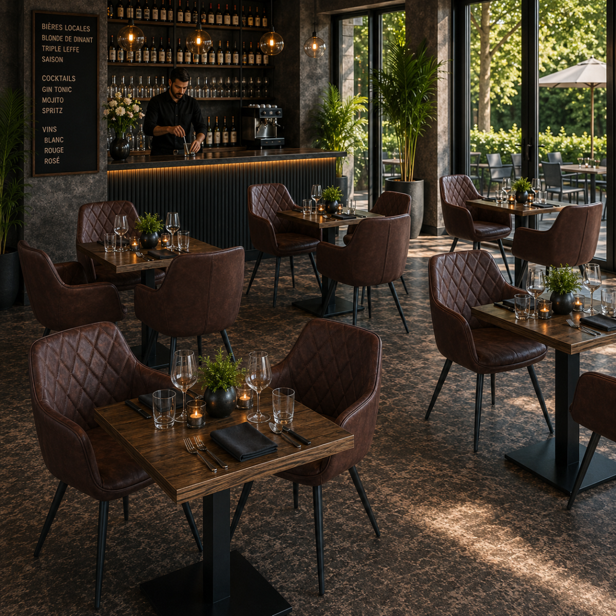 Horeca-Armstoel-LUXOR-Brown-Kunstleer-neww-2