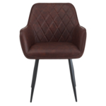 Horeca-Armstoel-LUXOR-Bruin-Kunstleer-PU-V