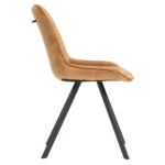 Horeca Stoel - CARMEN - Goud Velvet/Fluweel - Afbeelding 3