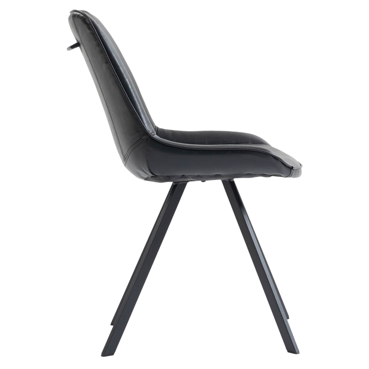 Chaise de Restaurant - CARMEN - Simili Cuir Noir – Image 5