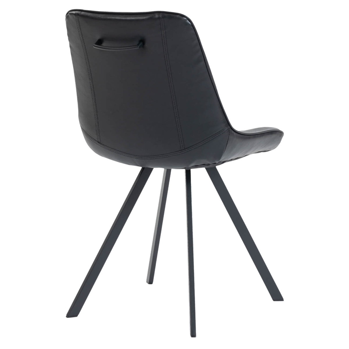 Chaise de Restaurant - CARMEN - Simili Cuir Noir – Image 6