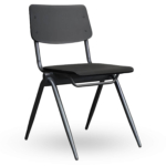Stapelbare-Schoolstoel-OXFORD-Zwart-Hout