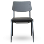 Stapelbare-Schoolstoel-OXFORD-Zwart-Hout-V