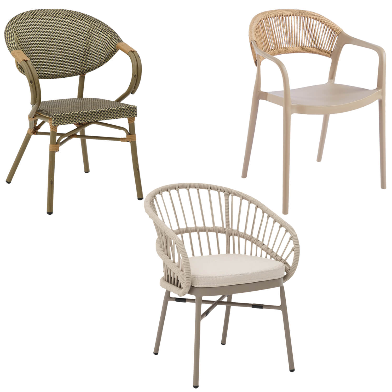 Terrasstoelen Stapelbaar
