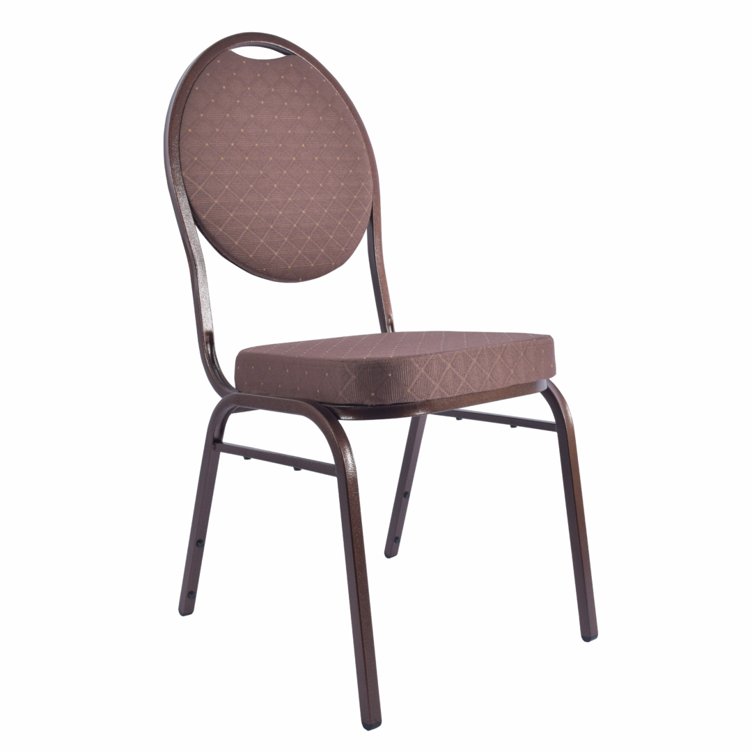 Horeca Stapelstoel - STACK - Bruin Stof