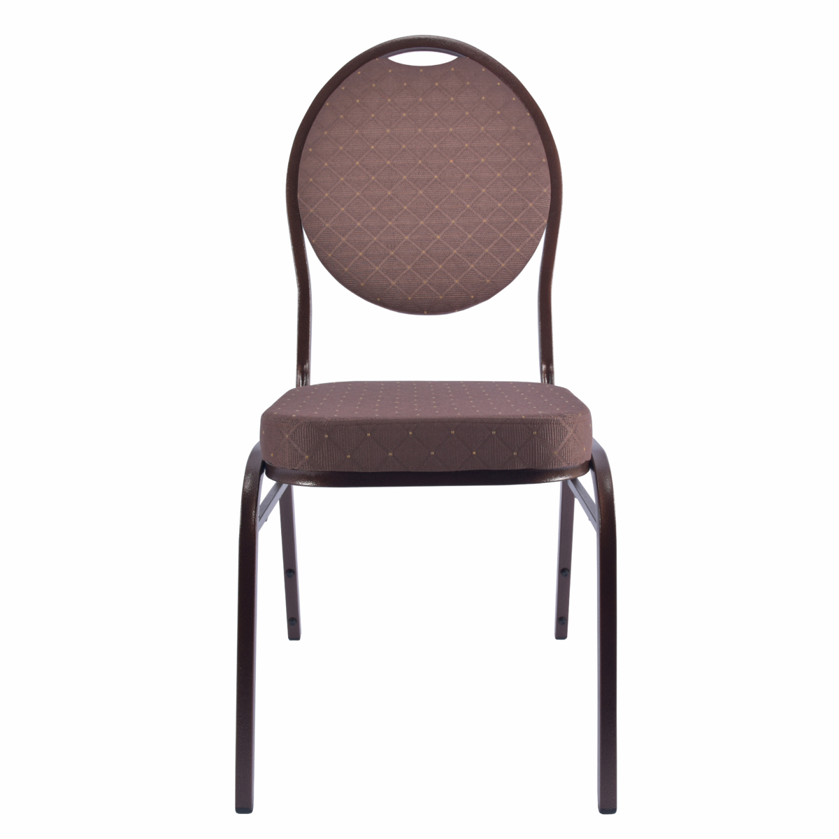 Horeca Stapelstoel - STACK - Bruin Stof - Afbeelding 2