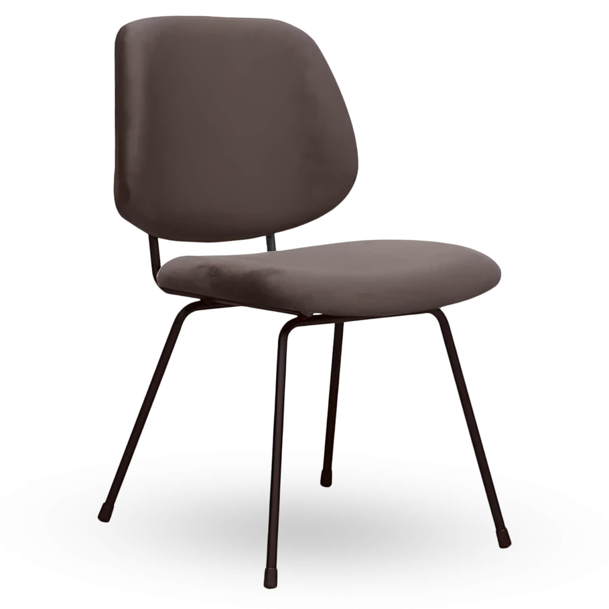 Horeca-Stoel-BELLO-Taupe-Velvet-Fluweel Horeca-Stoel-BELLO-Taupe-Velvet-Fluweel