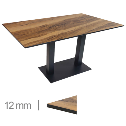 Table Pour Terrasse de Restaurant - TAVOLUX INDIAN SHESMAN - 70x120 cm