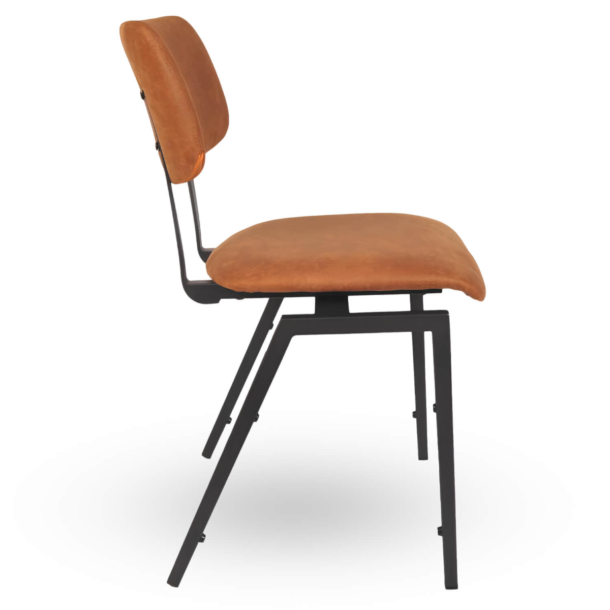 Stapelbare-Schoolstoel-URBAN-Cognac-Microvezel-Z