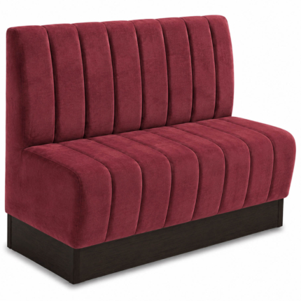Banquette de Restaurant - SAFRAN - Velours Bordeaux